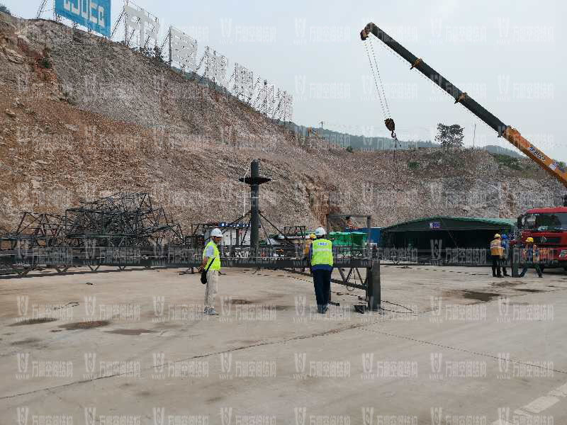 南京園博園穹蓋式膜結構棚項目施工中