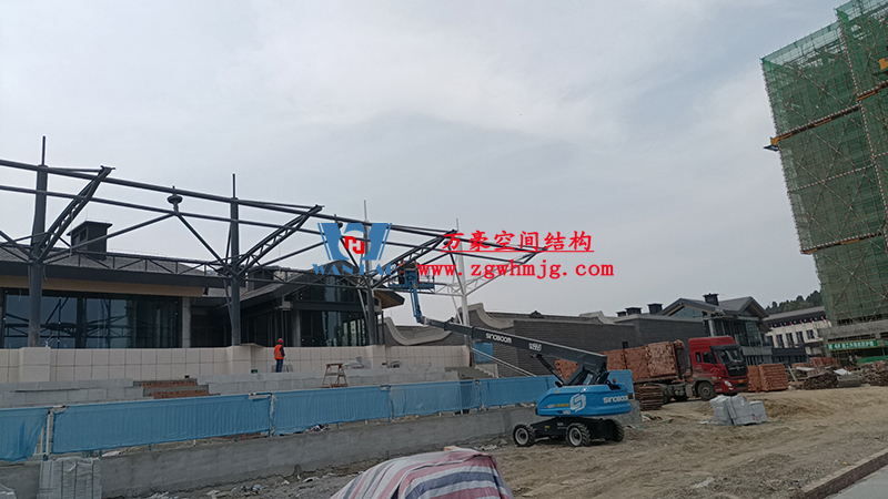 四川職業(yè)技術(shù)學(xué)院鋰電科技學(xué)院建設(shè)項目看臺膜結(jié)構(gòu)工程