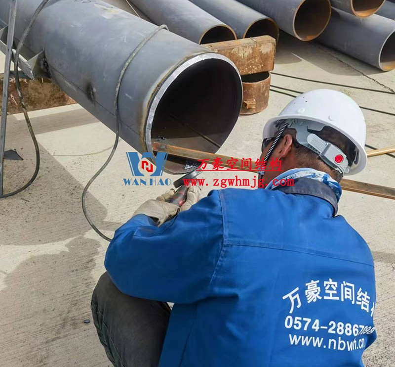 芳菲四月，共鑒美好！陜西定邊馬蓮灘沙漠公園鋼膜結(jié)構工程最新進展播報