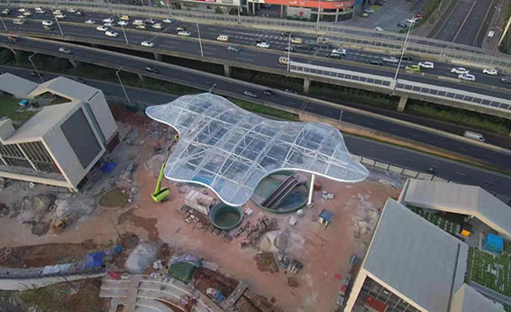 長沙圭塘海綿示范公園建設項目ETFE膜結構工程